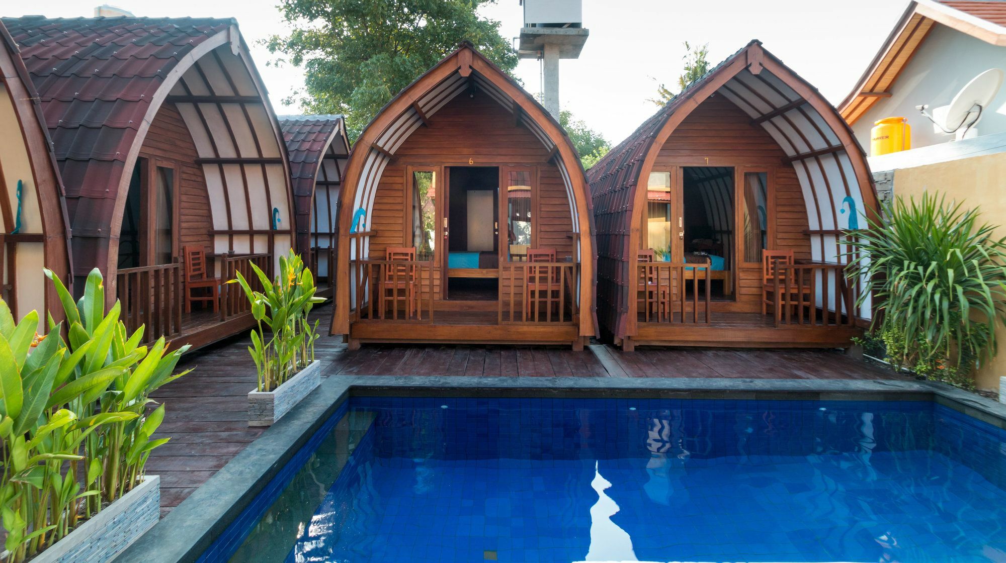 Little Coco Bungalow Hotel Gili Trawangan Exterior photo